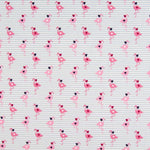 Punto Algodón Flamenco Listas Celeste - Ribes y Casals