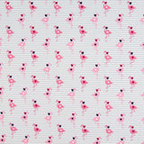 Punto Algodón Flamenco Listas Celeste - Ribes y Casals