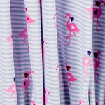 Punto Algodón Flamenco Listas Celeste - Ribes y Casals