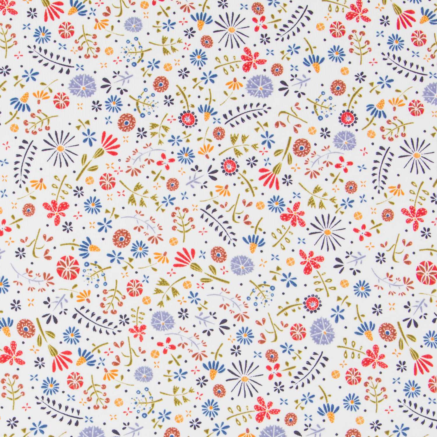 Punto Algodón Floral Cruda - Ribes y Casals