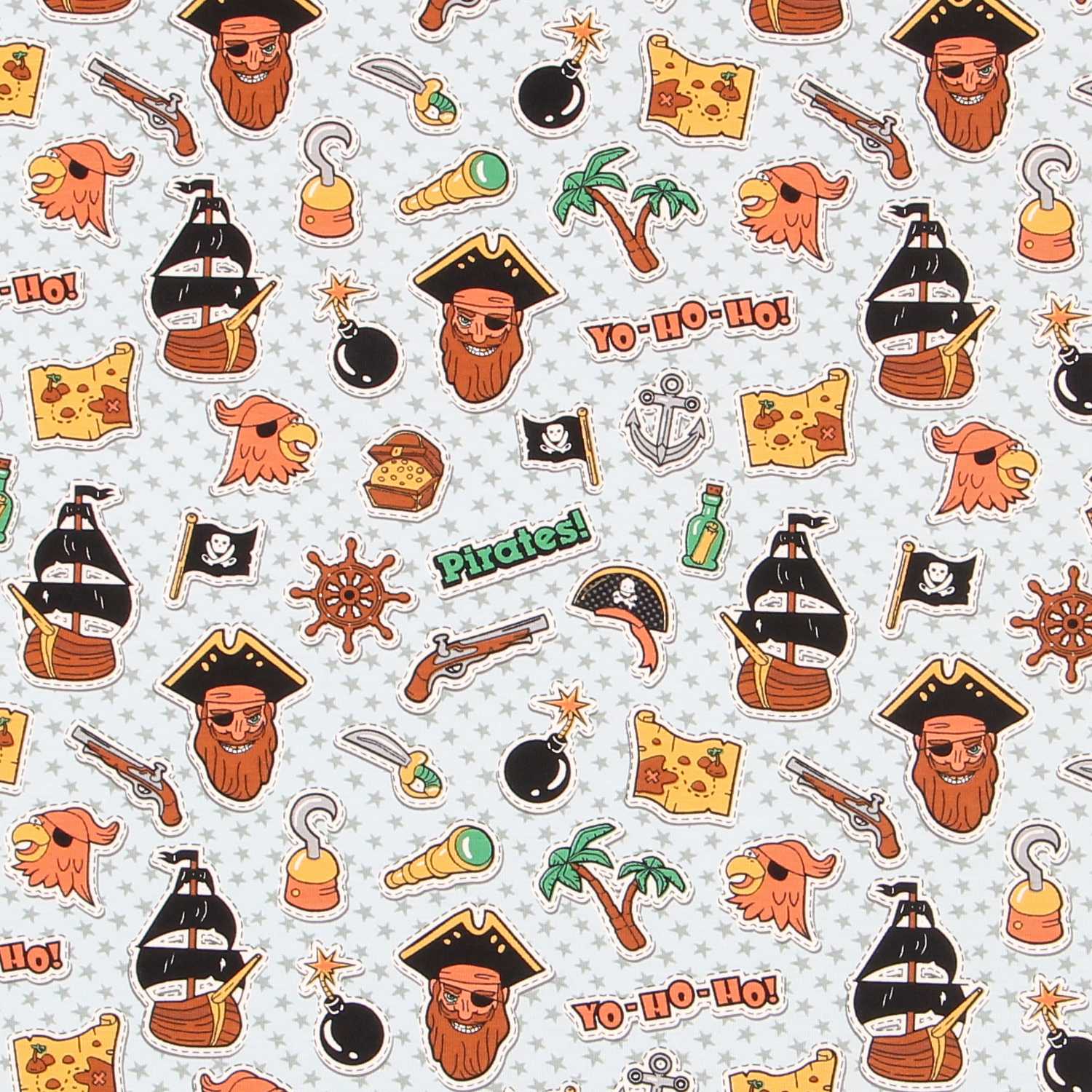 Malha de Algodão Piratas - Ribes y Casals