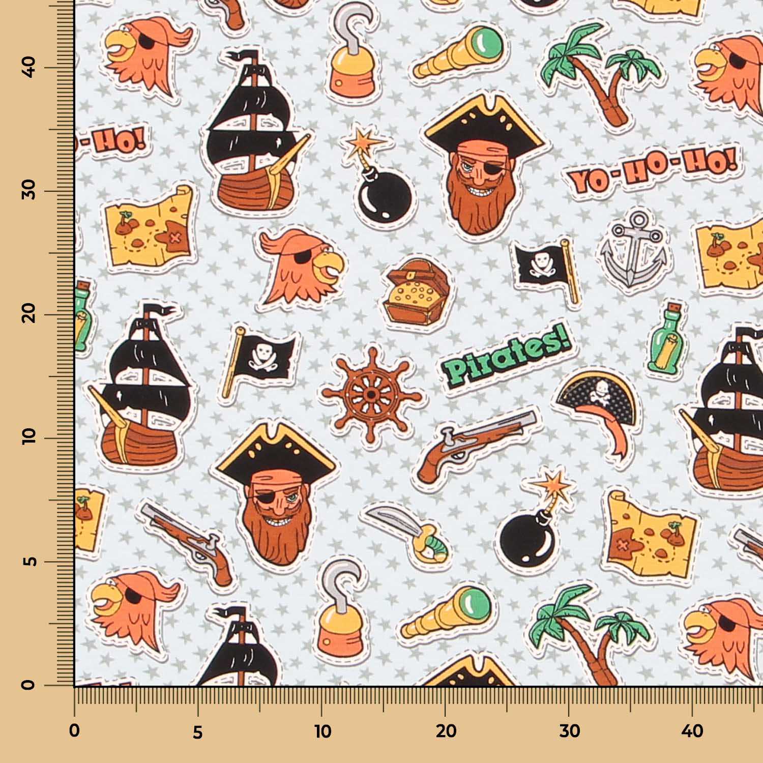 Malha de Algodão Piratas - Ribes y Casals