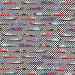 Malha de Algodão Carros de Corrida - Ribes y Casals