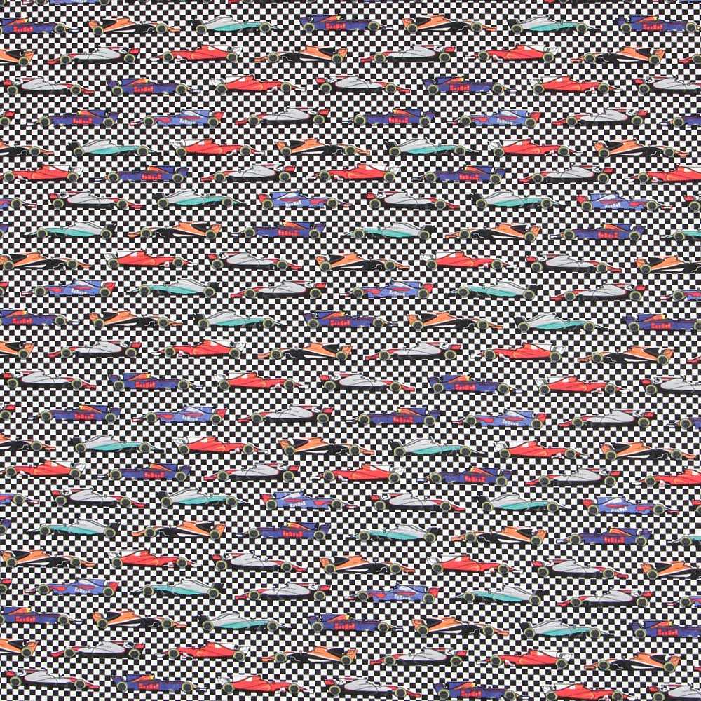 Malha de Algodão Carros de Corrida - Ribes y Casals