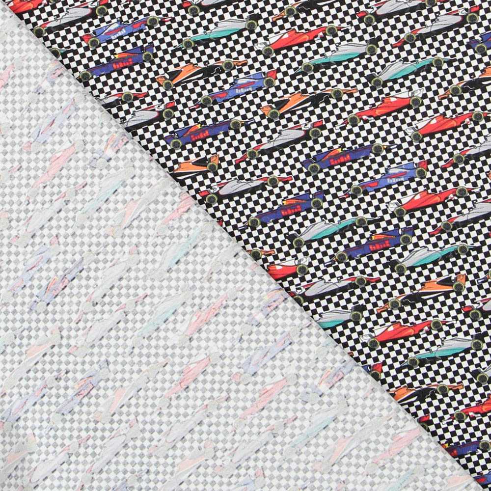 Malha de Algodão Carros de Corrida - Ribes y Casals