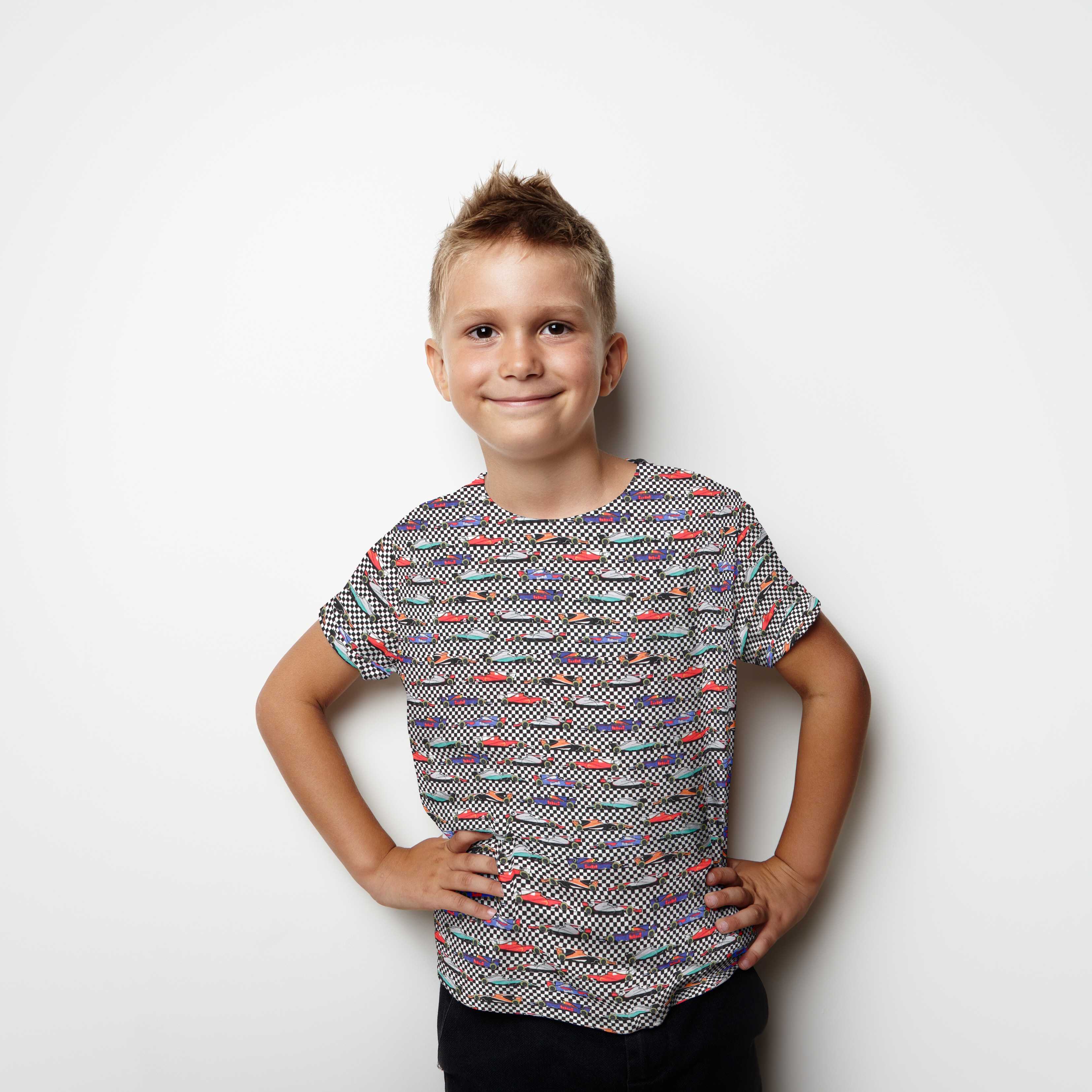 Malha de Algodão Carros de Corrida - Ribes y Casals