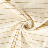 Malha Canelada Lurex Dourada - Ribes y Casals