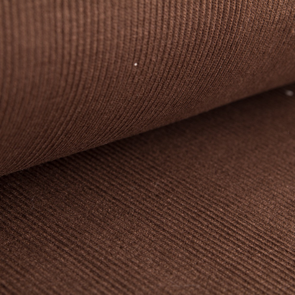 Tecido de Malha Canelado Castanho - Ribes y Casals