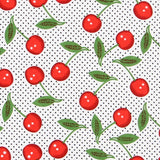 Malha de Viscose Cerejas Branca - Ribes y Casals