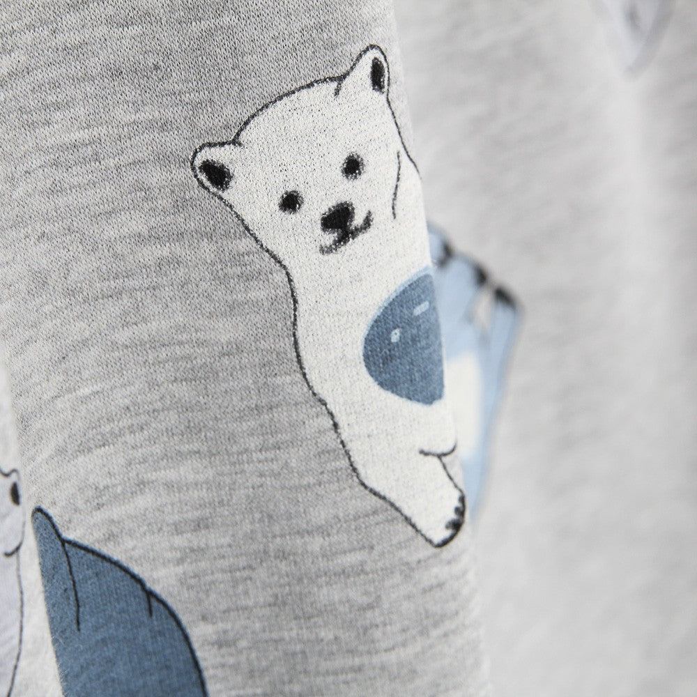 Malha Coralina Ursos Cinza - Ribes y Casals