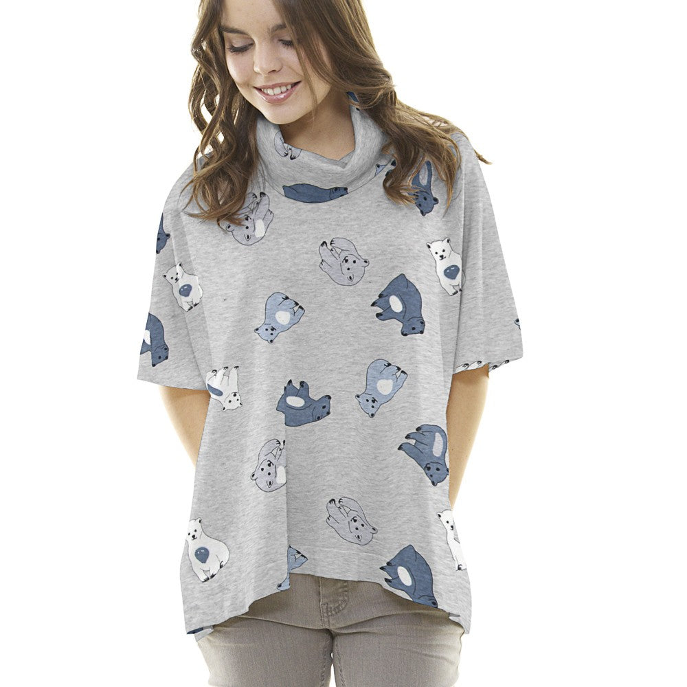 Malha Coralina Ursos Cinza - Ribes y Casals