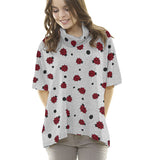 Malha Coralina Bichinhos Cinza - Ribes y Casals