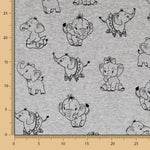 Malha Coralina Elephant Cinza - Ribes y Casals