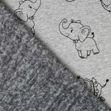 Malha Coralina Elephant Cinza - Ribes y Casals