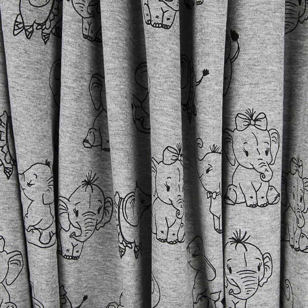 Malha Coralina Elephant Cinza - Ribes y Casals