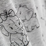 Malha Coralina Elephant Cinza - Ribes y Casals