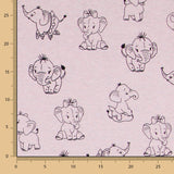 Malha Coralina Elephant Rosa - Ribes y Casals