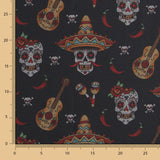 Malha Denim Catrina Preta - Ribes y Casals