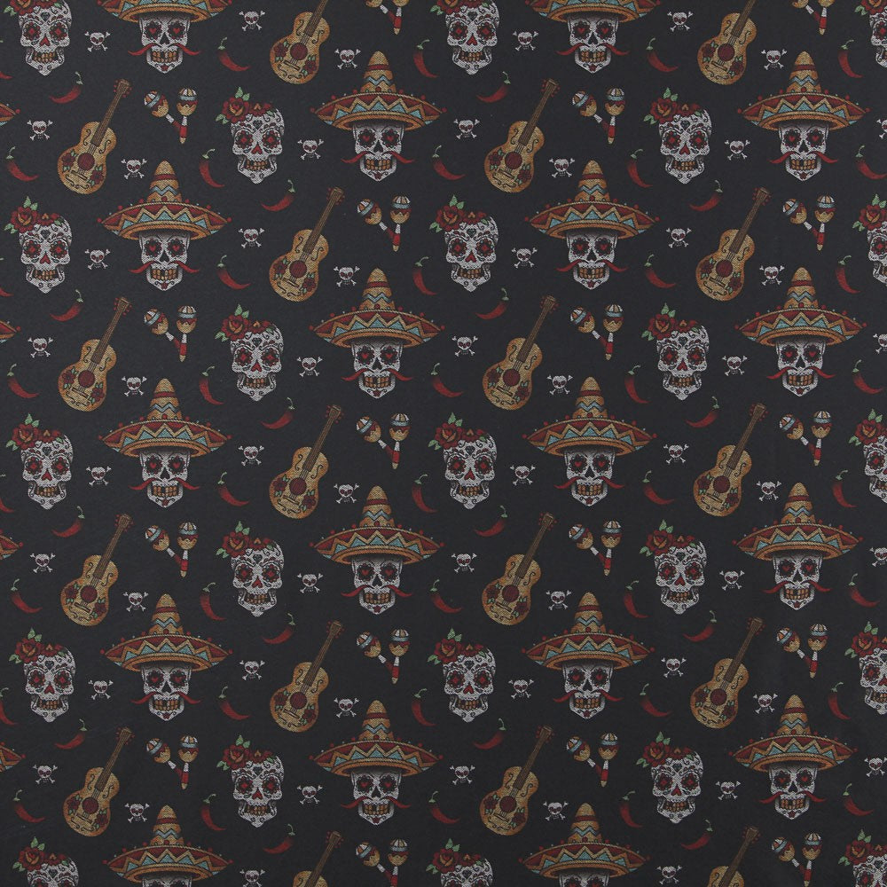 Malha Denim Catrina Preta - Ribes y Casals