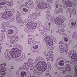 Desenho roxo de lycra de malha fina - Ribes y Casals