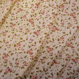 Malha Fina Lycra Liberty Fundo Bege - Ribes y Casals