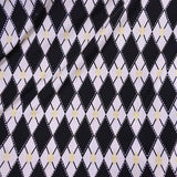 Malha Fina Lycra Losangos Lurex - Ribes y Casals