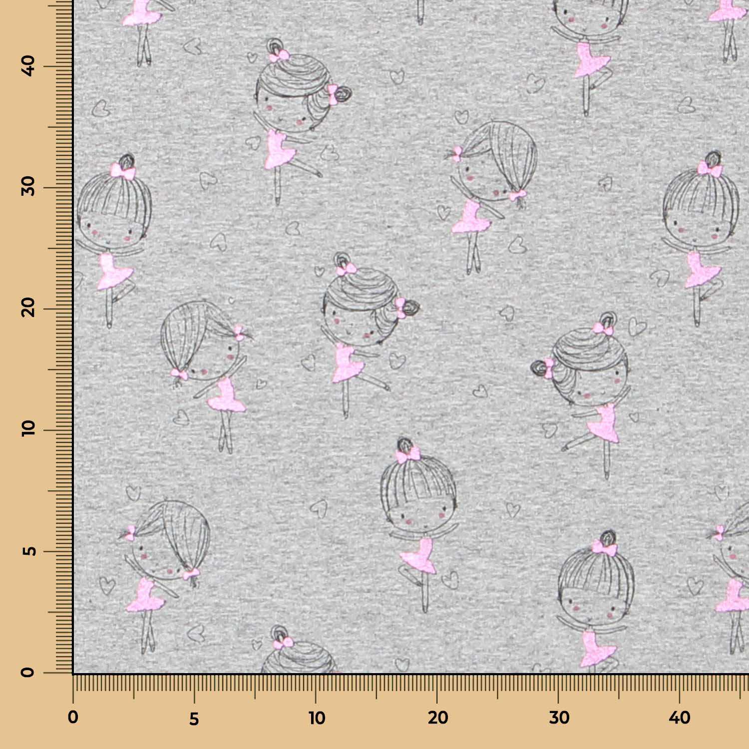 Malha de Algodão Bailarinas - Ribes y Casals