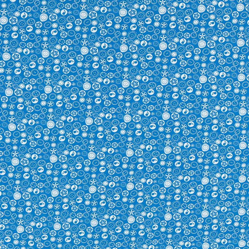 Bordado Infantil Botões Azul - Ribes y Casals