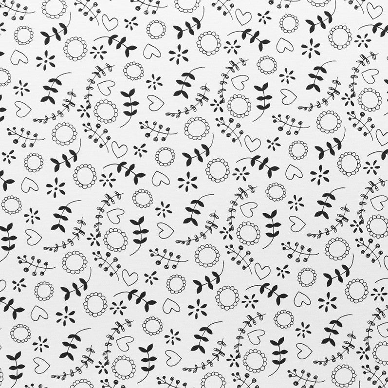 Bordado Infantil Flores Branco - Ribes y Casals