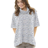 Bordado Jacquard Azteca Azul - Ribes y Casals