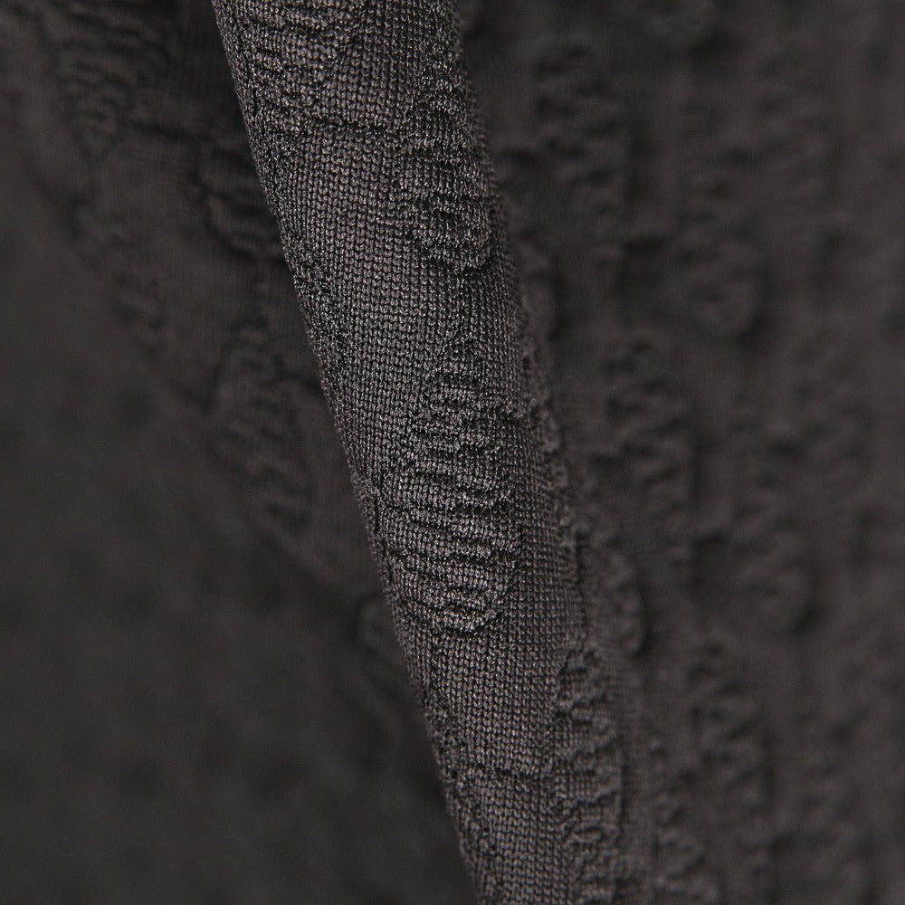 Malha Jacquard  Corrente Preto - Ribes y Casals