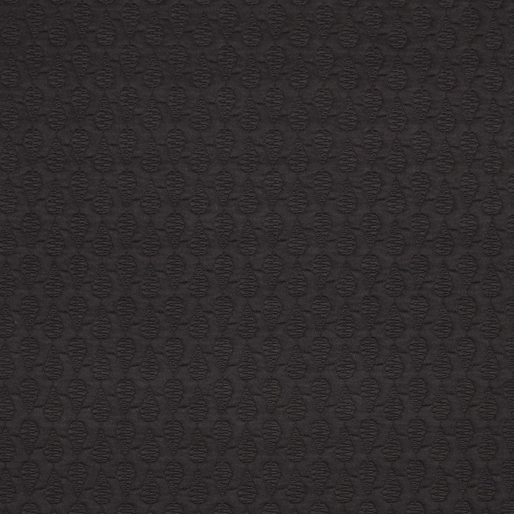 Malha Jacquard  Corrente Preto - Ribes y Casals