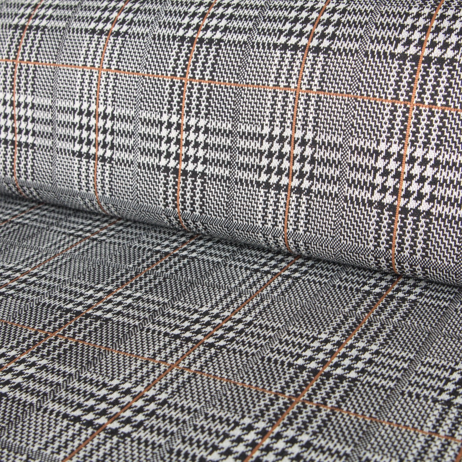 Ponto Jacquard Harvard Preto - Ribes y Casals