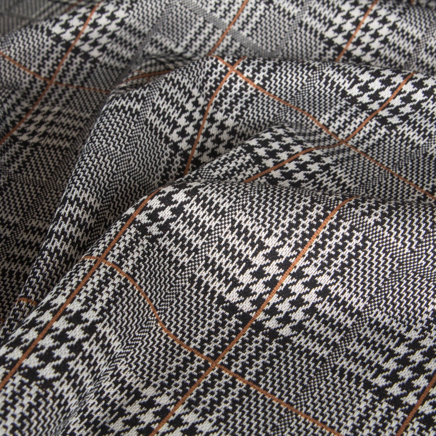 Ponto Jacquard Harvard Preto - Ribes y Casals