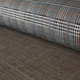 Ponto Jacquard Harvard Preto - Ribes y Casals