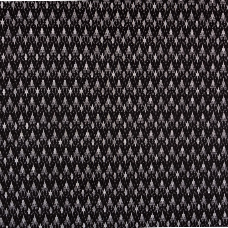 Ponto Jacquard Rombos Negra - Ribes y Casals