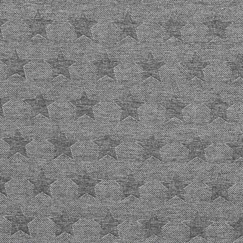 Malha Jacquard Stars Cinza - Ribes y Casals