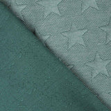 Malha Jacquard Stars Verde - Ribes y Casals