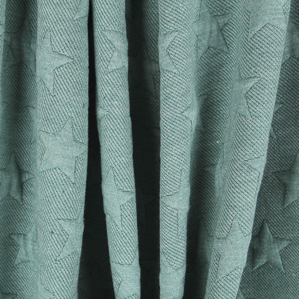 Malha Jacquard Stars Verde - Ribes y Casals