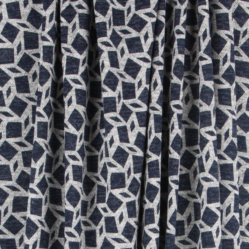 Ponto Jérsei Geométrico Preta - Ribes y Casals