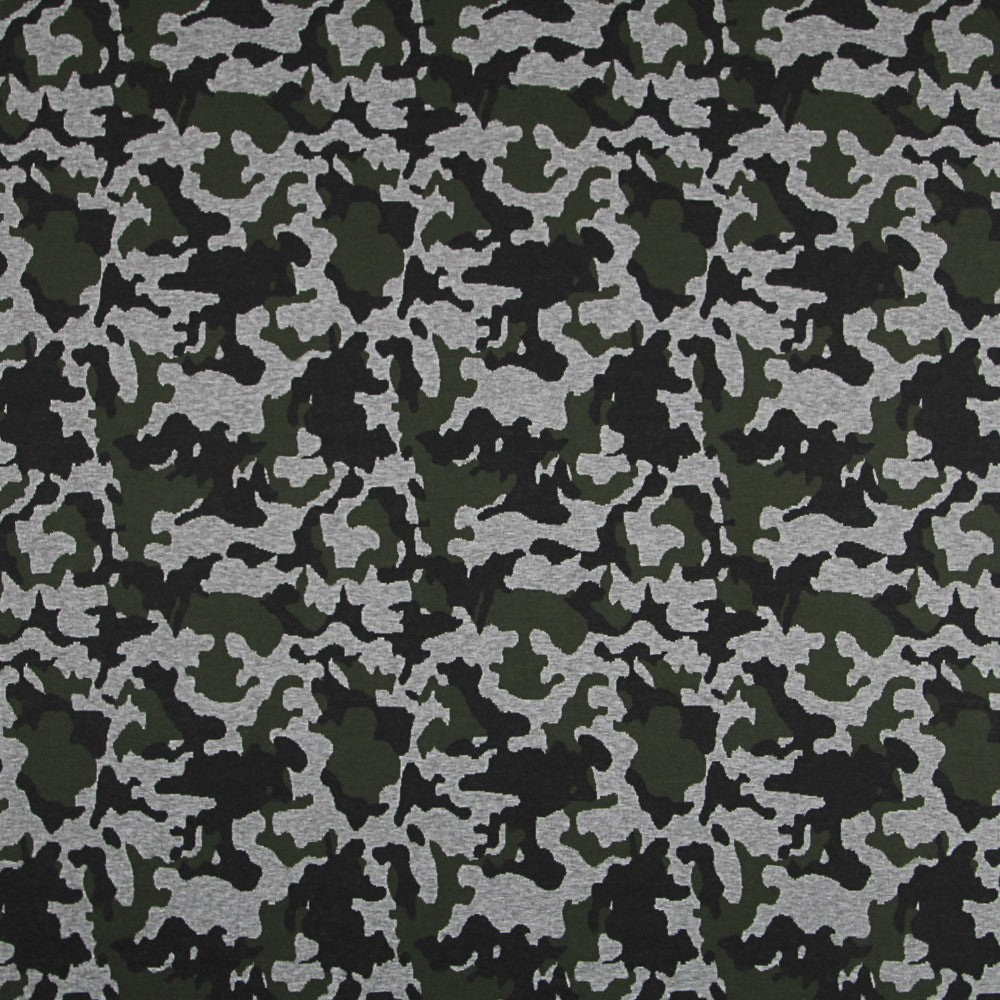 Malha Jersey Militar Cinza - Ribes y Casals