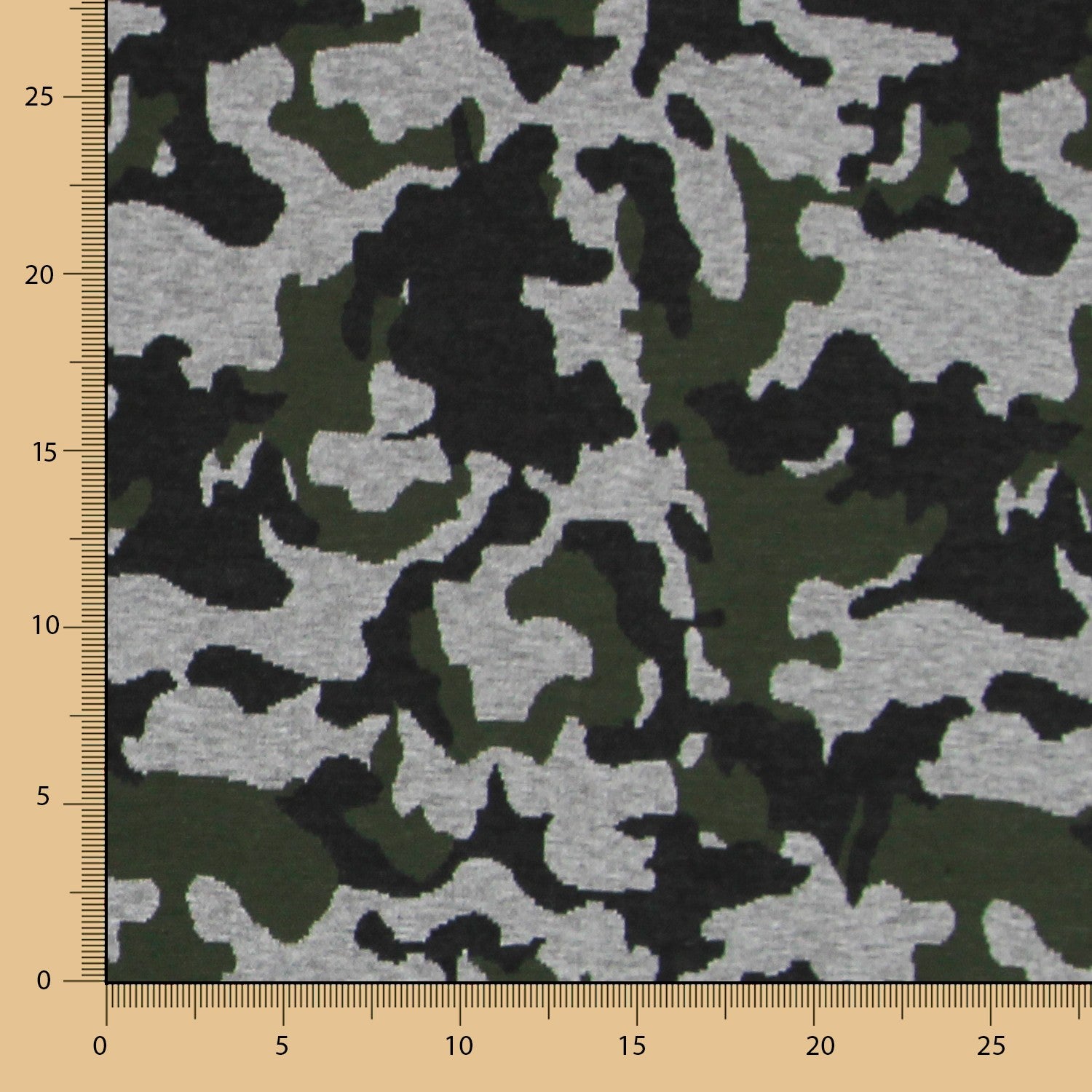 Malha Jersey Militar Cinza - Ribes y Casals