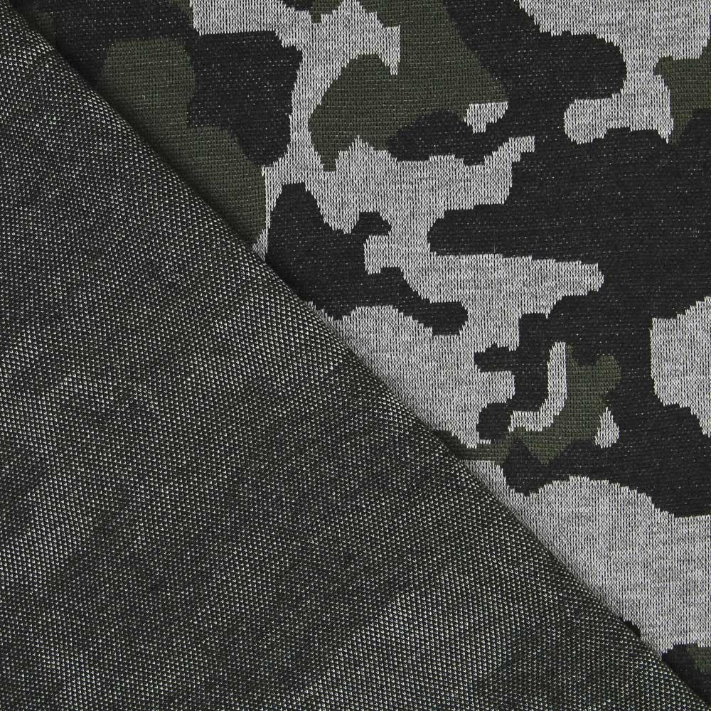 Malha Jersey Militar Cinza - Ribes y Casals