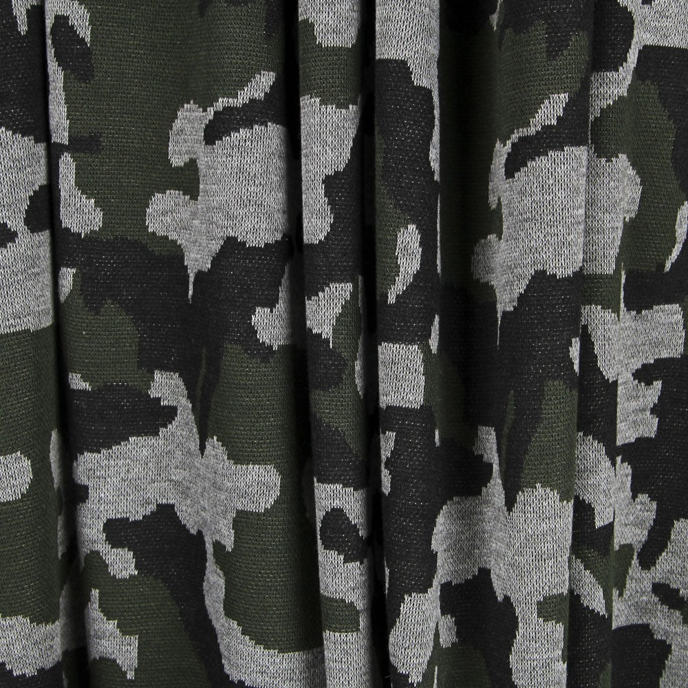 Malha Jersey Militar Cinza - Ribes y Casals