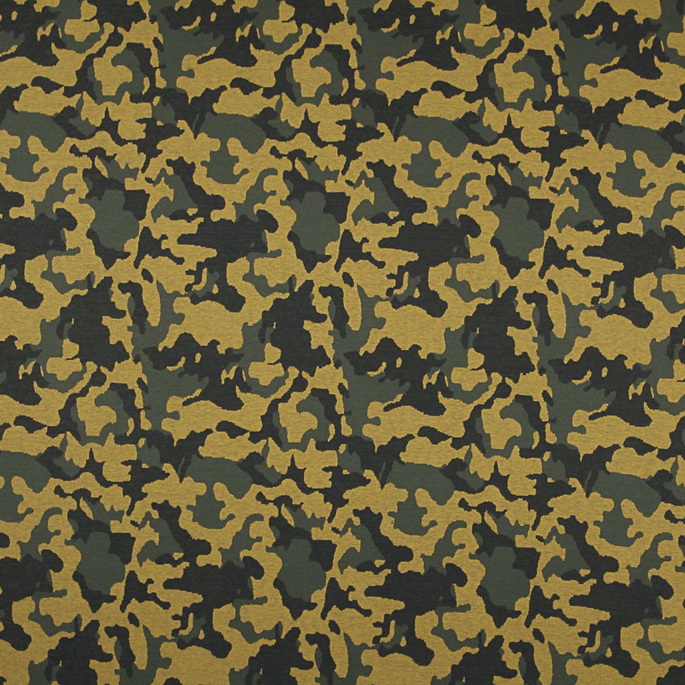 Malha Jersey Militar Ocre - Ribes y Casals