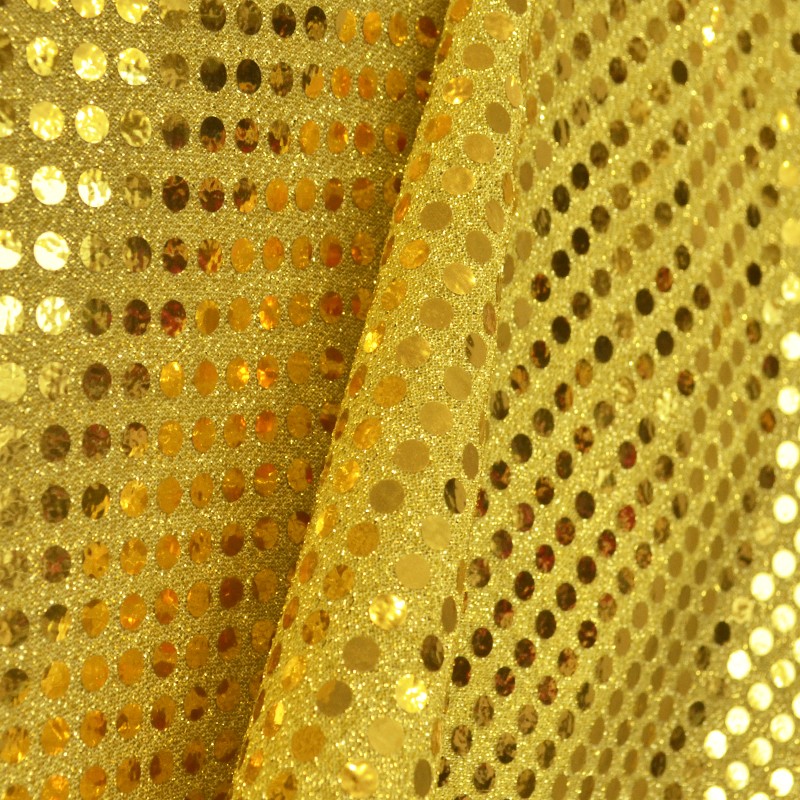 Retal Punto Lentejuela Oro 100x 95 cm - Ribes y Casals