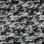 Tecido Ponto Perchado Militar Azul - Ribes y Casals