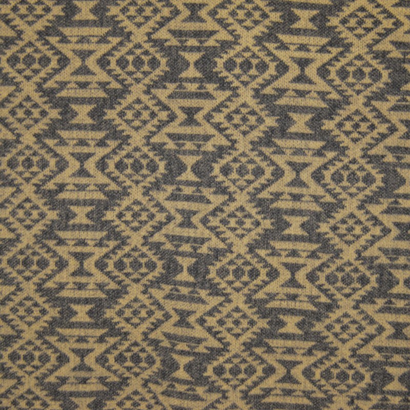 Jacquard Poncho Camel - Ribes y Casals
