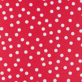 Ponto Seda Flamenco Branco 18mm Vermelho - Ribes y Casals