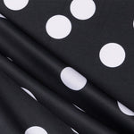 Ponto Seda Flamenco Branco 33mm Preto - Ribes y Casals